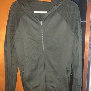 green zip up fabletics